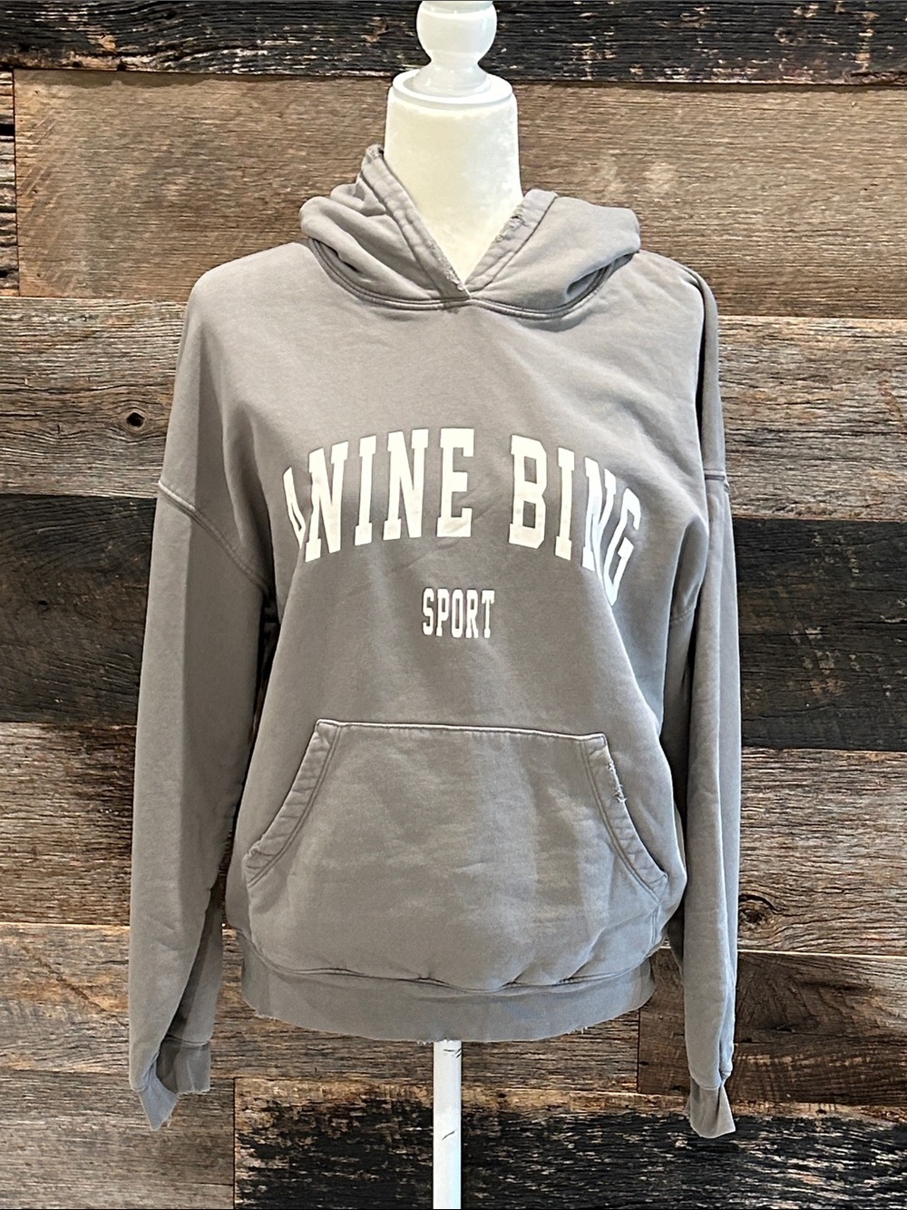 Anine Bing Sport Harvey Hooded Sweatshirt. XS